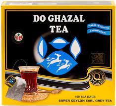 DO GHAZAL Earl Grey Tea Zwart 100 x 2g zakjes